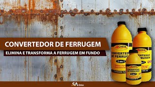 Saiba o que é Convertedor de Ferrugem para metais e como funciona como aplicar Allchem SA Tintas [upl. by Akelam]