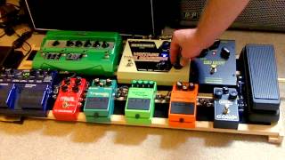 Pedal Board Demonstration  August 2012 updated demo link in description [upl. by Azilef]