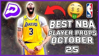 NBA PRIZEPICKS TODAY  BEST NBA PLAYER PROPS PICKS AND BETS TODAY Friday 1025 October 25 [upl. by Pavel]