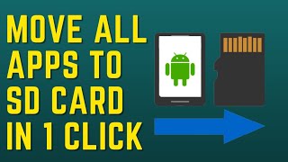 2023 How to move all apps to SD card in one click No root [upl. by Halda573]