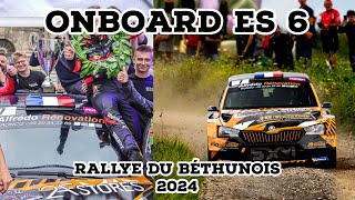 ONBOARD Rallye du Béthunois 2024  ES6  Scratch  Heuninck Forgez Skoda Fabia Evo [upl. by Faletti]