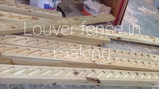 Louver fence simple trick made [upl. by Krenek]