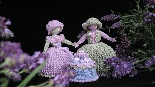 Lavendelhochzeit Puppen Dolls HÄKELN CROCHET [upl. by Barbaresi]