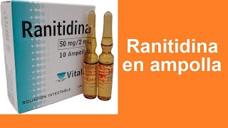 🔴 DOSIS PEDIATRICA DE RANITIDINA EN AMPOLLA [upl. by Thorbert243]