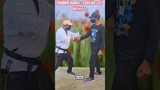 Holding hands roadside self defence 2025 selfedefense b2kbachchan [upl. by Kacerek]