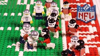 NFL Super Bowl LI New England Patriots vs Atlanta Falcons  Lego Game Highlights [upl. by Murage554]