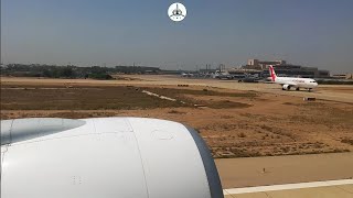 Emirates B777 Wing View Dubai Airport Takeoff amp Landing at Karachi Airport [upl. by Laural978]