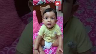 9month baby singing song 😀 shorts  ytshorts youtubeshorts cutebaby trending cute viral [upl. by Held]