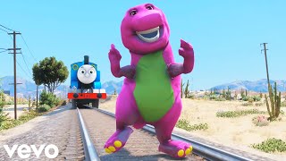 Barney Theme Song 🎵 GTA 5 Official Music Video [upl. by Lledroc842]