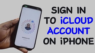 How to Sign in to iCloud Account on iPhone [upl. by Sirromaj]