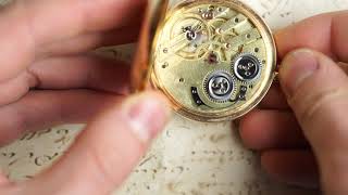 Antique pocket chronometer watch with detent escapement on GoodOldWatchcom [upl. by Marianne434]