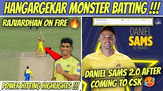 Rajvardhan Hangargekar Monster Batting 🤯  Daniel Sams The New CSK Player 🔥  IPL 2023 [upl. by Eineeuq507]