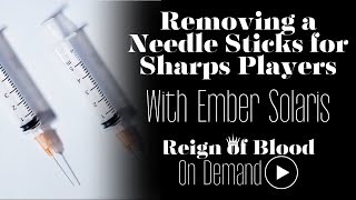 Demonstration of Removing a Needle After a Needle Stick Injury in Needle Play [upl. by Clemmie]