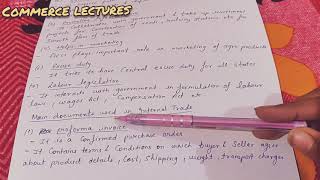 main documents used in internal trade  terms of trade  class 11 business studies [upl. by Clemen]