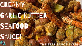 THE BEST GARLIC BUTTER SEAFOOD SAUCE RECIPE  QUICK amp EASY TUTORIAL  PERFECT FOR ALL SEAFOOD [upl. by Parik]