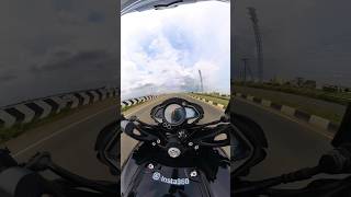 Ns200 top speed 🥵⚡ ns200 telugu biker flyby automobile explore luxurylifestyle [upl. by Anillehs]