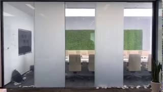 Smart glass film how it works [upl. by Akinimod]