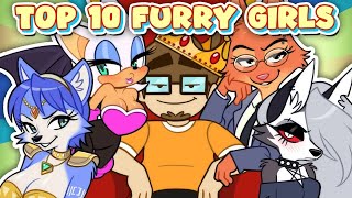 Top 10 HOTTEST Furry Girls Saberspark reuploaded [upl. by Nehtanhoj]