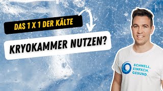 Kryokammer 1x1 🧊 Was können die Eiskammern Mit Anette Komorek [upl. by Aser]