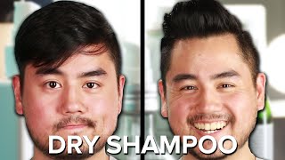 Guys Try Dry Shampoo For The First Time [upl. by Yaras]