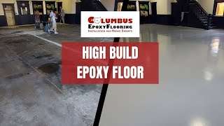 High Build Epoxy Floor Coating TIMELAPSE [upl. by Elia]