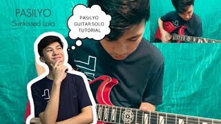 Sunkissed Lola  Pasilyo DETAILED Guitar Solo Tutorial Watch till the End😱🎸⚡ [upl. by Alekim]