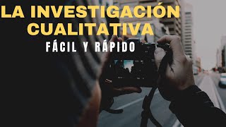 LA INVESTIGACIÓN CUALITATIVA ENFOQUE CUALITATIVO  DEFINICIÓN CARACTERÍSTICAS Y DISEÑOS [upl. by Areehs]