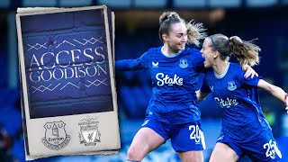 TOFFEES TRIUMPH OVER LIVERPOOL 🔵🔴  Access Goodison WSL Merseyside Derby [upl. by Eeznyl]