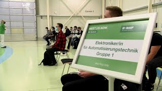 BASFAusbildungsstart 2020 bei BASF am Standort Ludwigshafen [upl. by Enimzzaj]