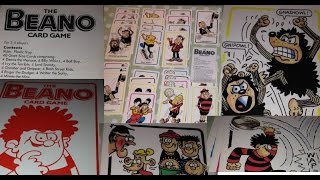 Beano Card Game by Waddingtons 1989 Rules Contents Instructions amp How to play [upl. by Noemad]