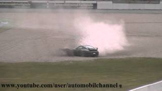 Porsche GT3 Abflug dreher almost crash accident unfall Hockenheimring 2010mpg [upl. by Nnyliram698]