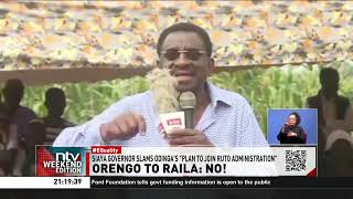 Siaya Governor James Orengo slams Odingas plan to join Ruto administration [upl. by Daisi]