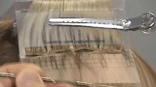 Doublehair extensions Tutorial [upl. by Lahcim]