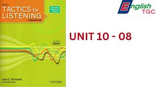 TACTICS for LISTENING BASIC UNIT 10 08 [upl. by Valda]