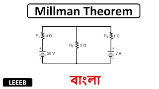 Millman Theorem  Circuit AnalysisDC  Basic Electrical [upl. by Dreher]