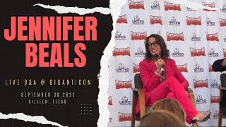 Jennifer Beals Rare Public Appearance at Giganticon 2023  Exclusive QampA and More [upl. by Chaddy]