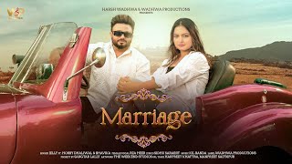 Marriage  Jelly  Hobby Dhaliwal amp Bhavika  Harsh Wadhwa  Latest Punjabi Songs 2024 [upl. by Ashelman]