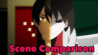 Scene Comparison Bakemonogatari  Owarimonogatari Season 2 [upl. by Nosral48]