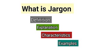 Jargon  What is Jargon  Jargon in Sociolinguistics jargon Exampleslanguage varietieslinguistics [upl. by Ivett]