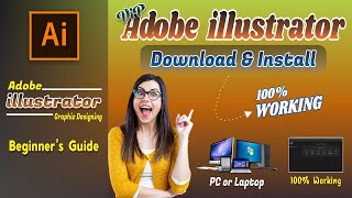 Adobe Illustrator How to Download and Install UrduHindi  Class  01  Illustrator for Beginners [upl. by Ramed]