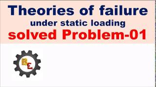 DME19  Theories of failure Solved Problem  Dynamic failure  Best Engineer [upl. by Kirstin]