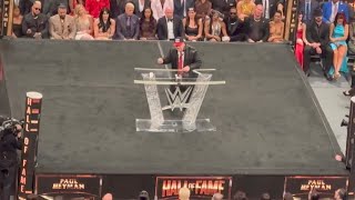 Paul Heyman Full Speech  WWE Hall of Fame 4524 [upl. by Nahtanod]