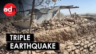 TRIPLE EARTHQUAKE Shakes The World [upl. by Llerdnek]