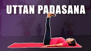 Uttan Padasana  Yoga Posture  Raised Leg Pose [upl. by Baecher]