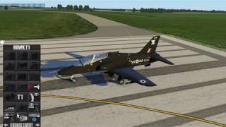 XPlane 11  Hawk T1A  Orbx GBS  Cold Dark Start  Fun Guide [upl. by Cott]