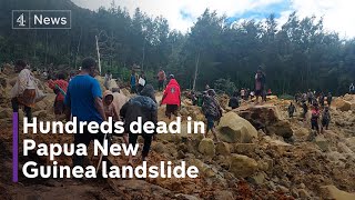 Hundreds feared dead after Papua New Guinea landslide [upl. by Shandee]