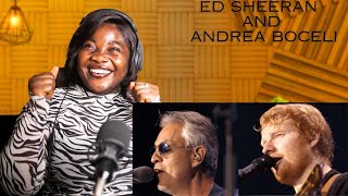 Ed Sheeran with Andrea Bocelli  Perfect Symphony ReactionAMAZING PERFORMANCE [upl. by Evette]