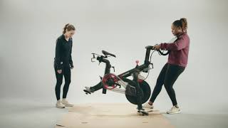 How to assemble Peloton Exercise Bike pelotonbike assemble thefitnessmachines [upl. by Yelyr479]