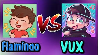 VuxVux vs FlamingoAlbertsStuff Rap battle [upl. by Arekahs]