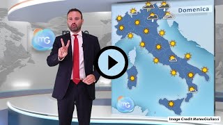 Lalta pressione caratterizza il quadro meteo italiano [upl. by Matteo]